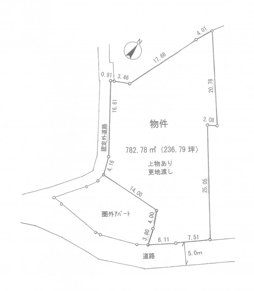 建築条件なし土地