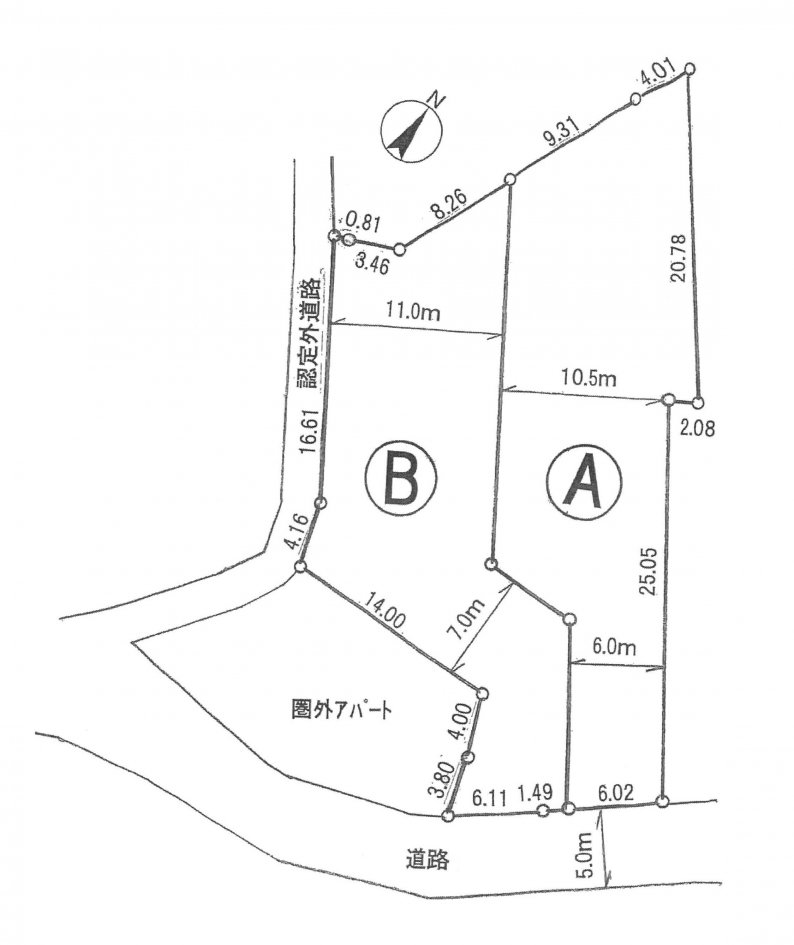 建築条件なし土地