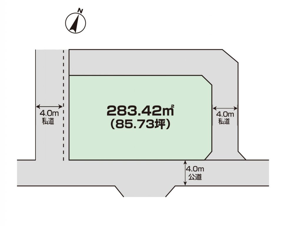 建築条件なし土地
